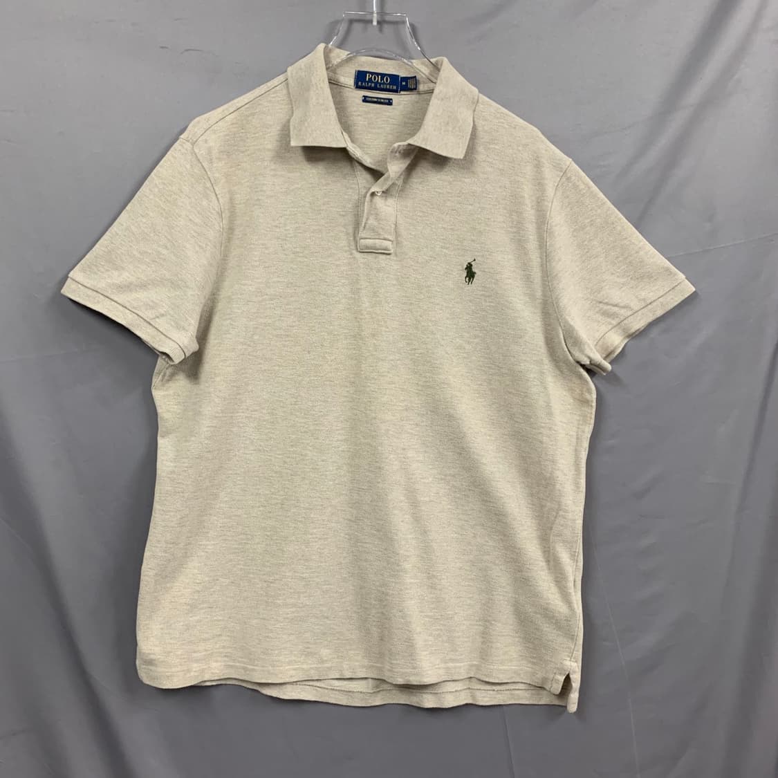 M 폴로랄프로렌 커스텀 슬림핏 오트밀 PK 반팔 카라티 상품이미지1