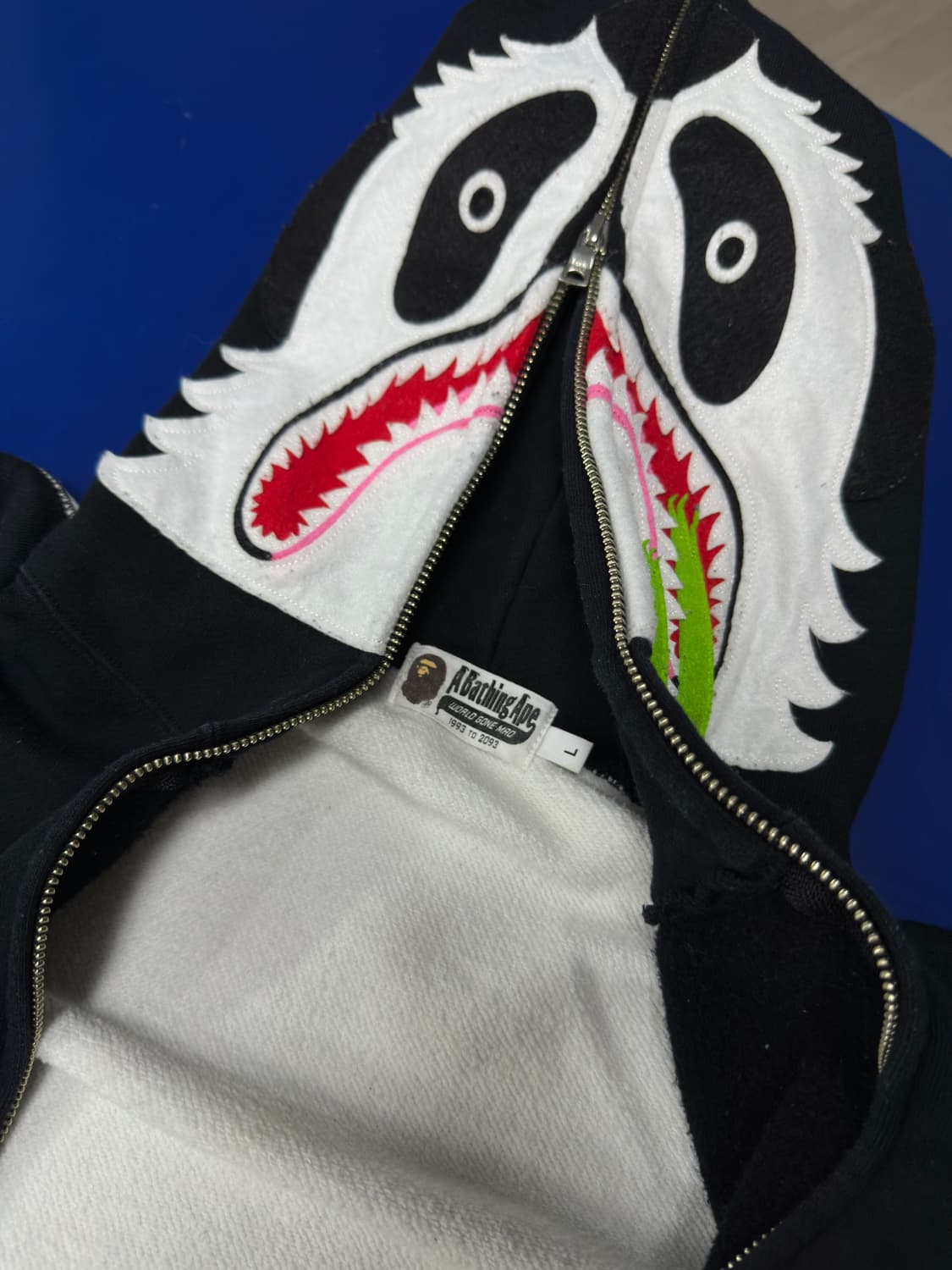 베이프 후드집업 L 상품이미지2