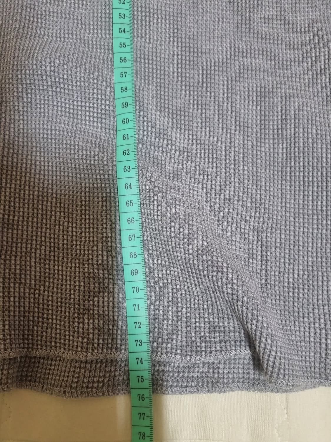 헤이스트의 빈티지 와플 헨리넥 반팔, 긴팔티 일괄 판매 상품이미지5