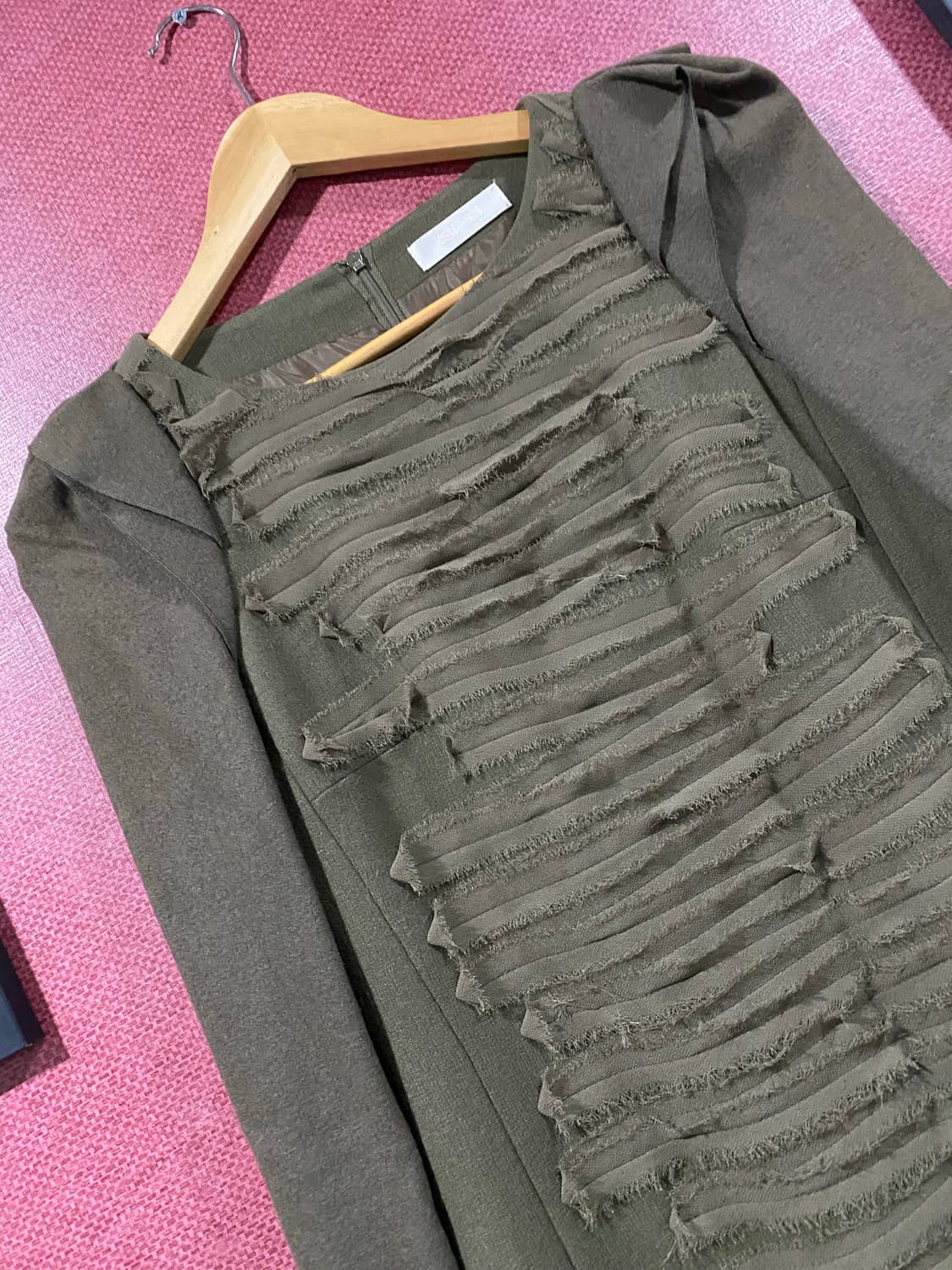 SJSJ 모 실크 혼방 원피스 상품이미지3