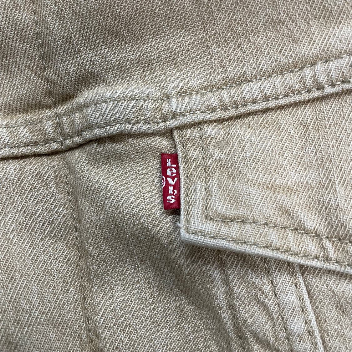 리바이스 쉐르파 데님 트러커 자켓 베이지 상품이미지3