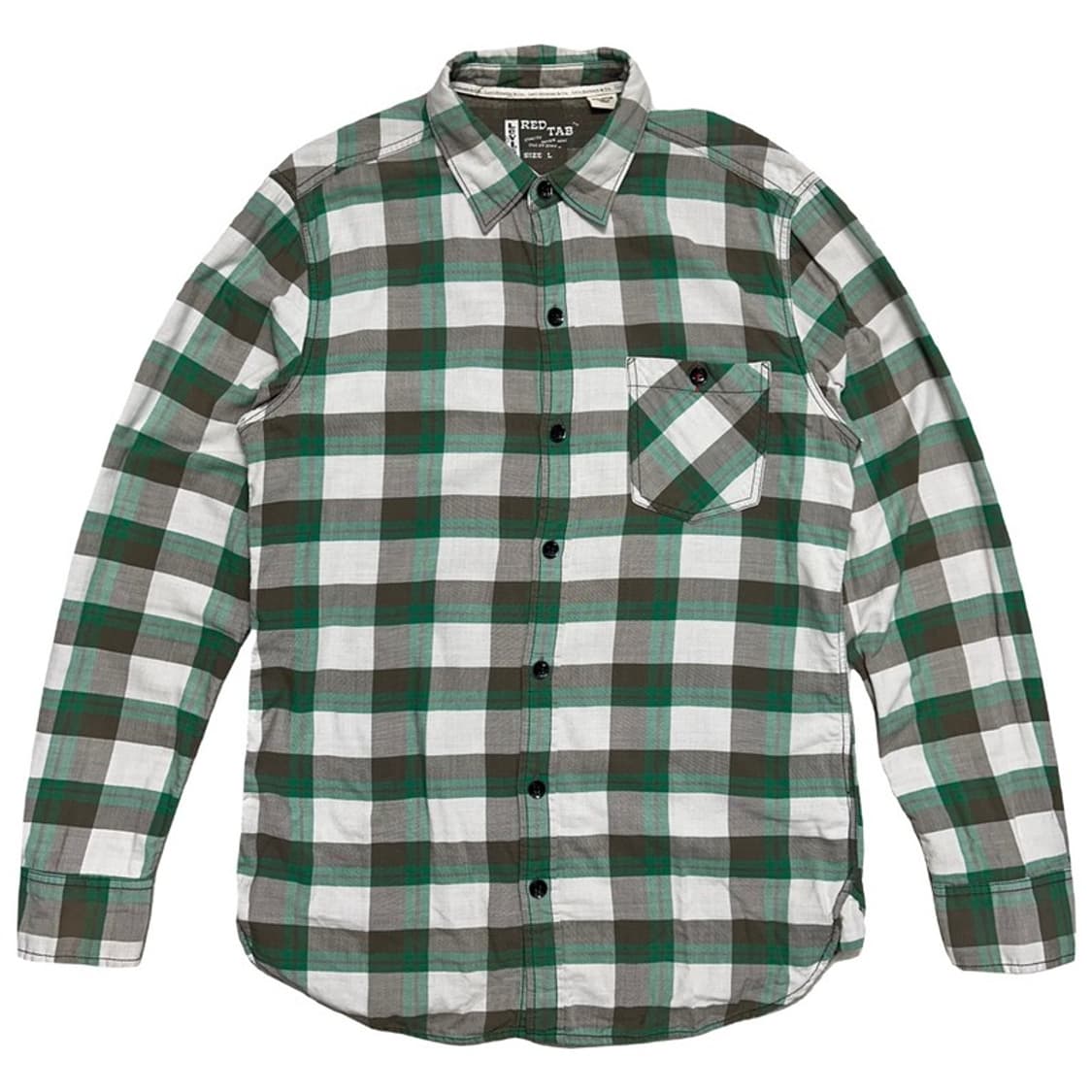 LEVI'S Red Tab 웨스턴 셔츠 그린 L 상품이미지1