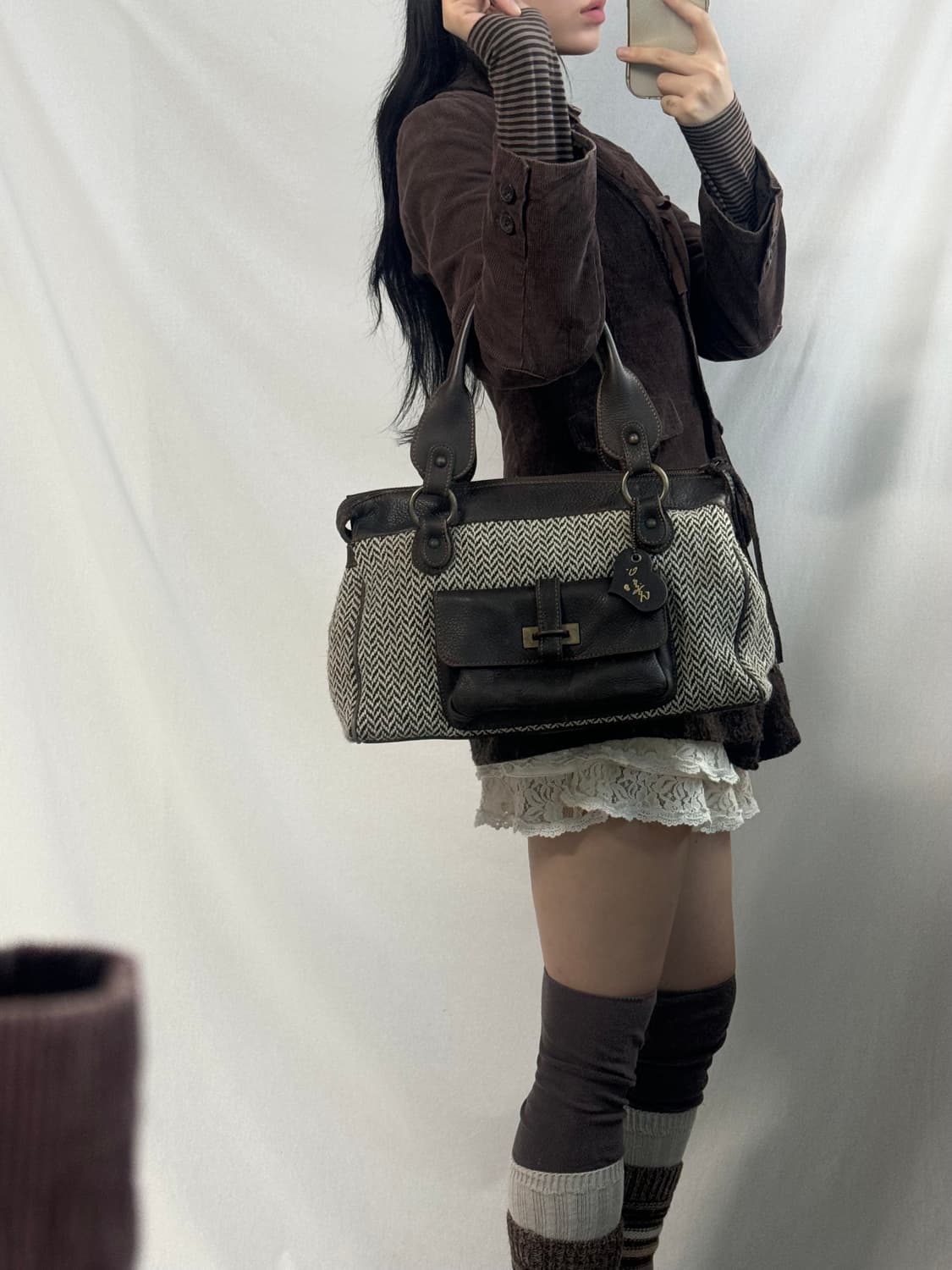 로라애슐리 코듀로이 엘보우 패치 자켓 상품이미지9