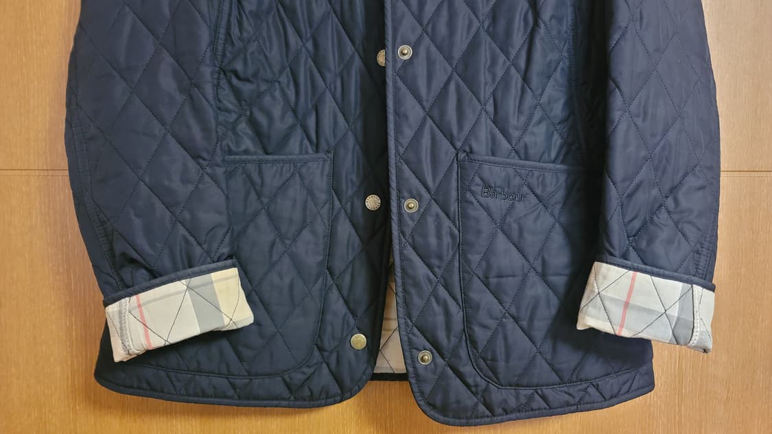 BARBOUR 바버 | 여성 네이비 Annandale 퀼팅 자켓 상품이미지8