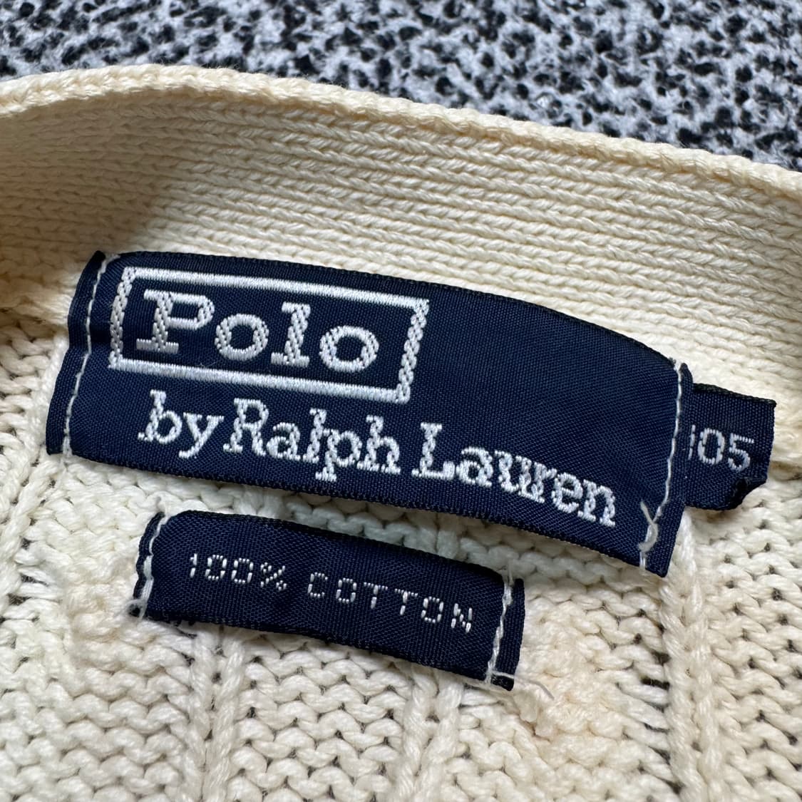 Name : 폴로 랄프로렌 시그니처로고 꽈배기 오버핏 가디건 :) 상품이미지4