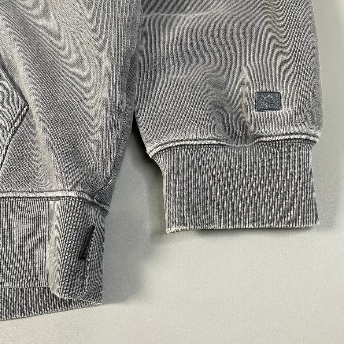 커버낫 빅로고 워싱 후드집업 차콜 그레이 XL [031505] 상품이미지5