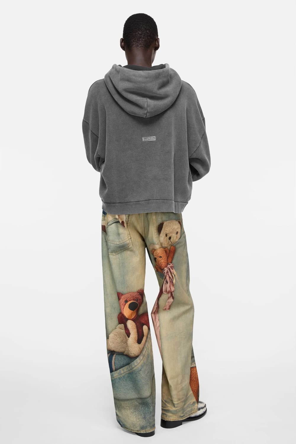 Acne Studios 로고 플리스 후디 상품이미지4