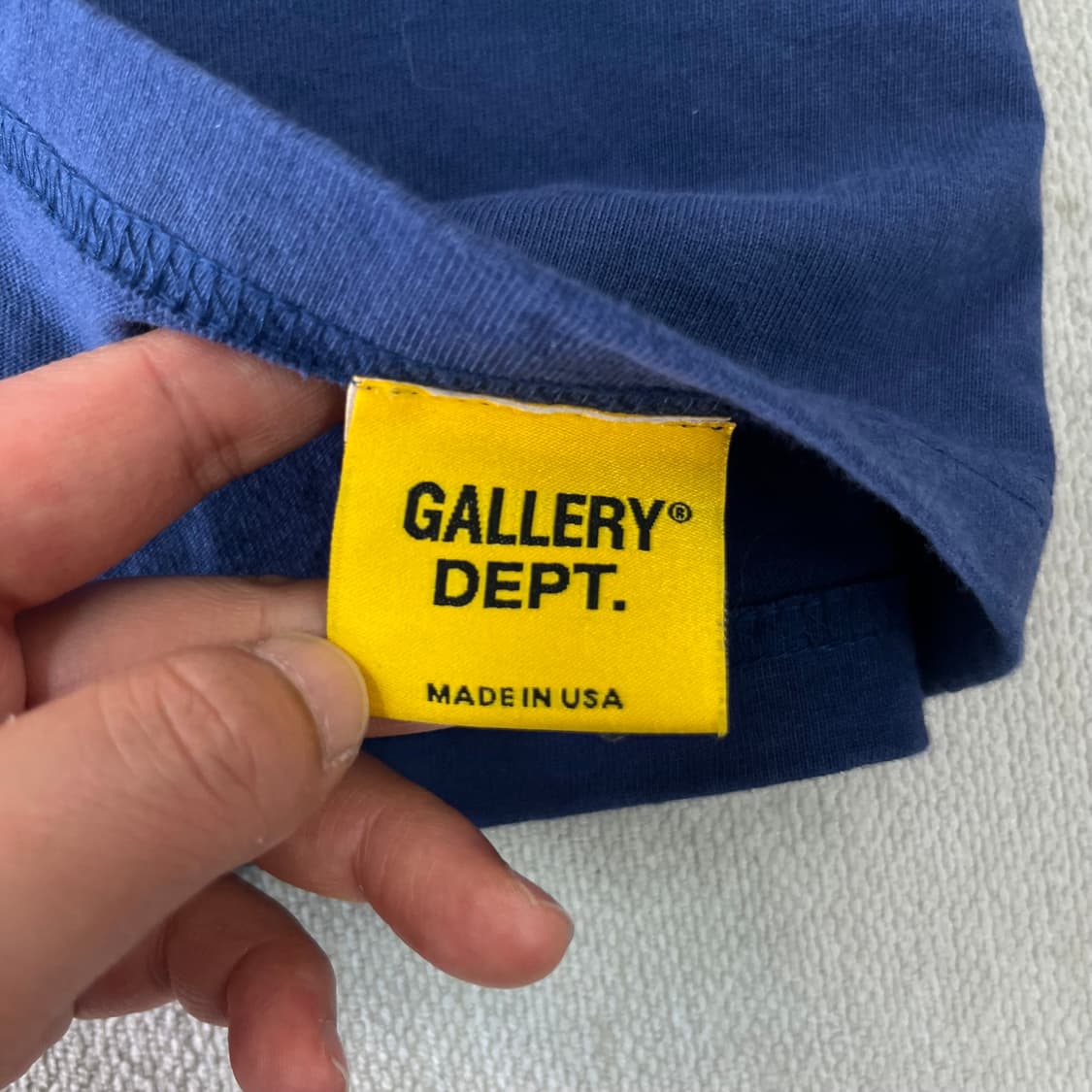 105 갤러리 디파트먼트 프렌치 네이비 반팔 티셔츠 상품이미지5
