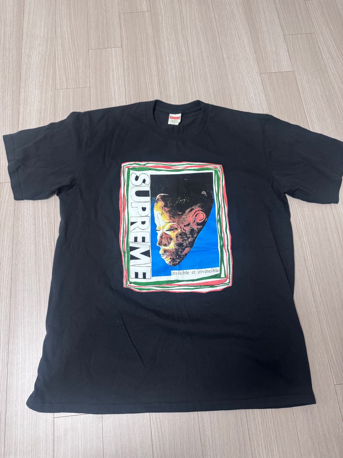 슈프림 mask 반팔티 블랙 L 상품이미지1