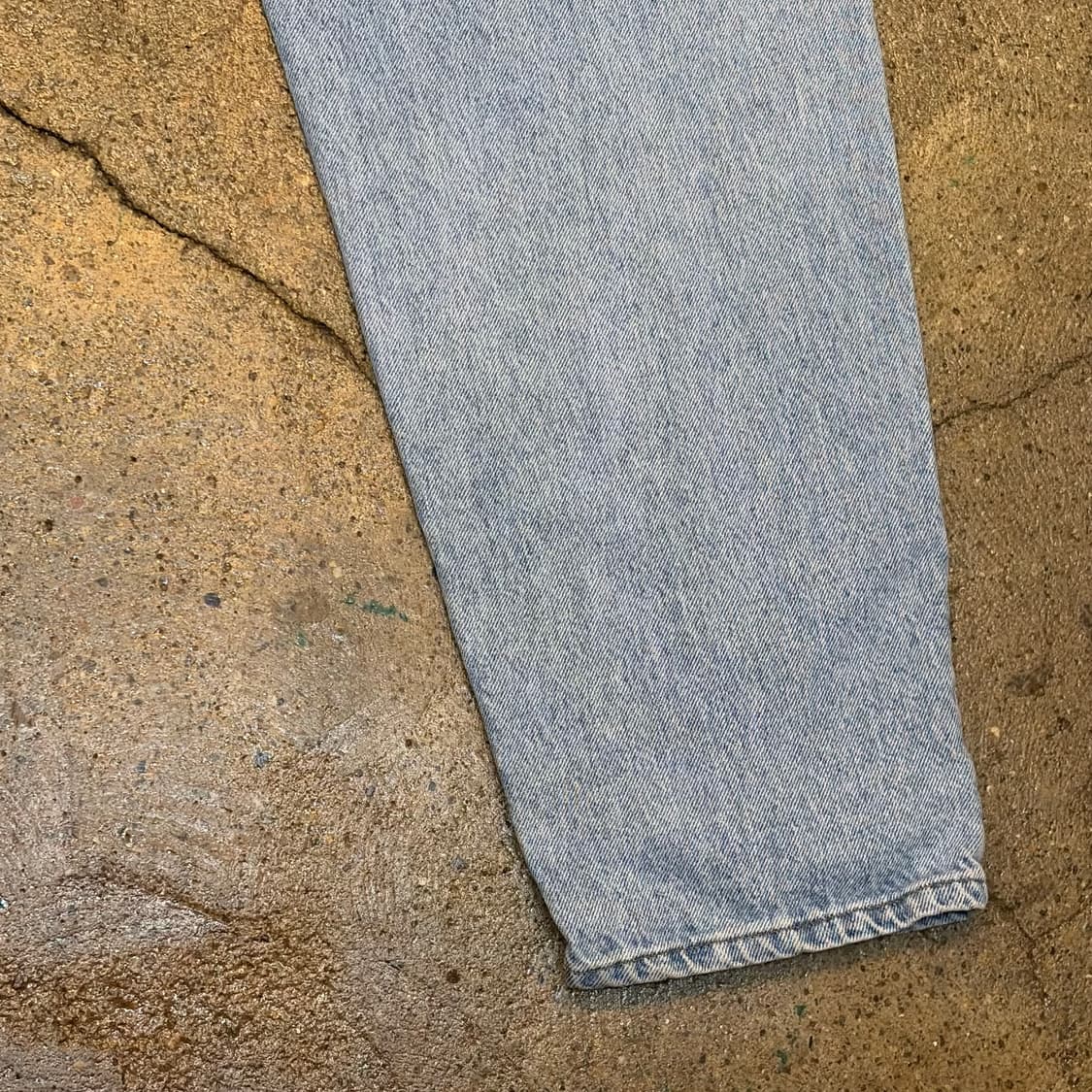 90s Made in USA  빈티지 리바이스 550 연청 청바지  상품이미지4