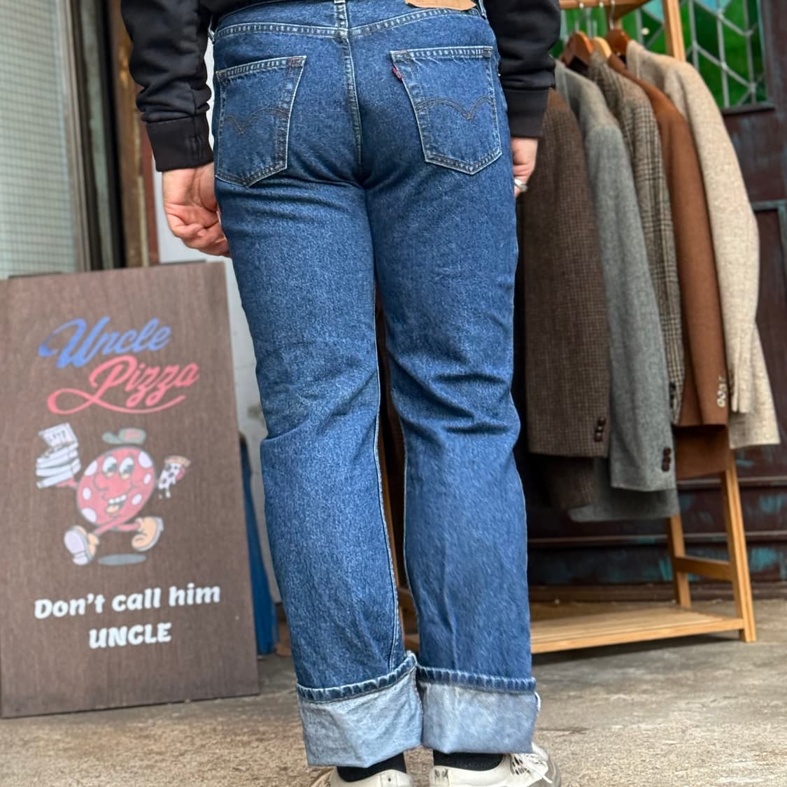 00’s 리바이스 501 스트레이트핏 데님 팬츠 33 상품이미지8