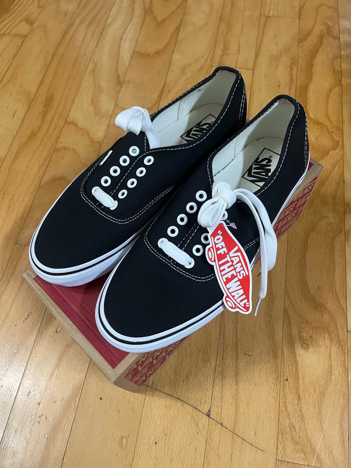 (새상품) 반스 어센틱 블랙 화이트 270 상품이미지4