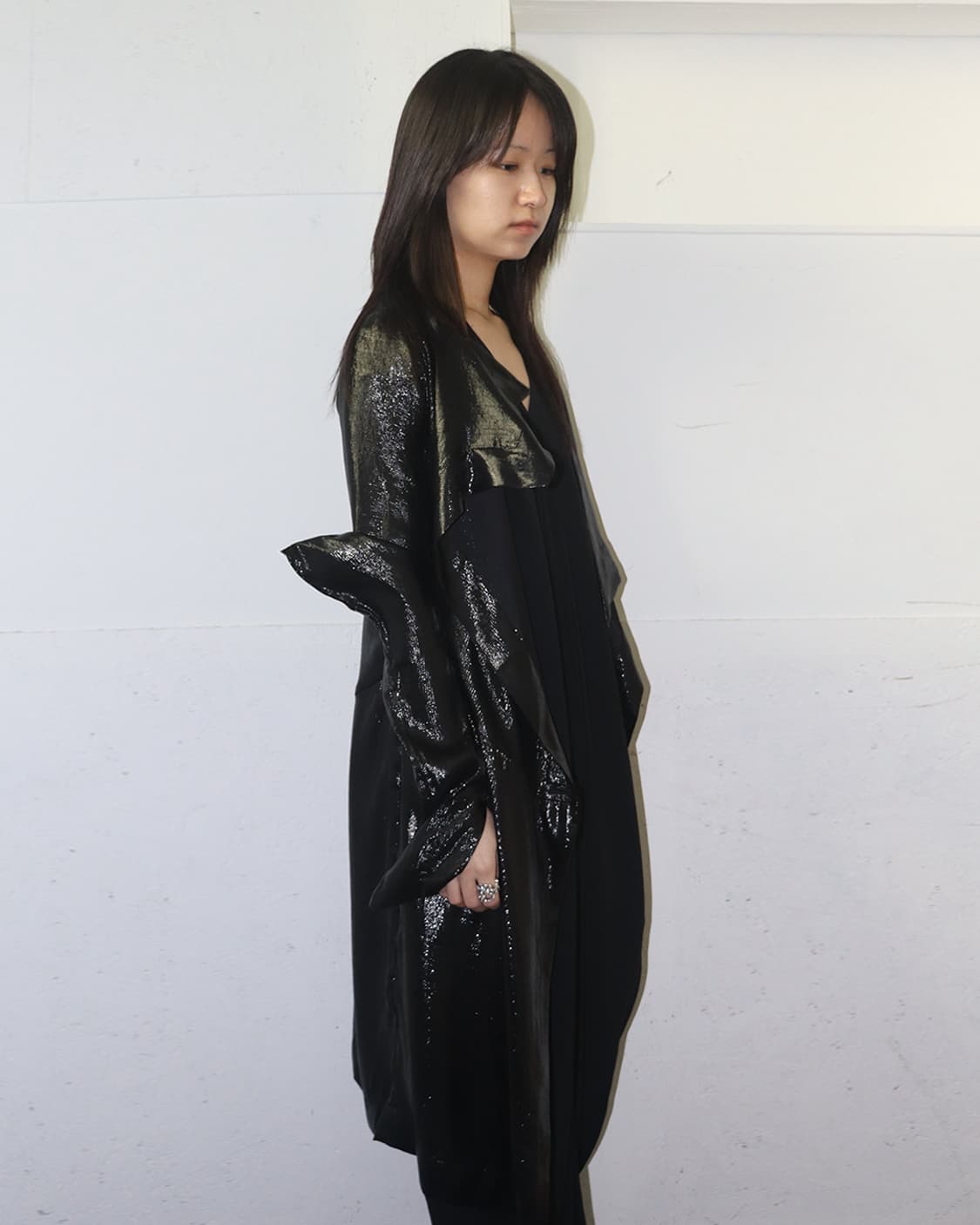 비비안 웨스트우드 레드라벨 09SS 페이턴트 판초 상품이미지1