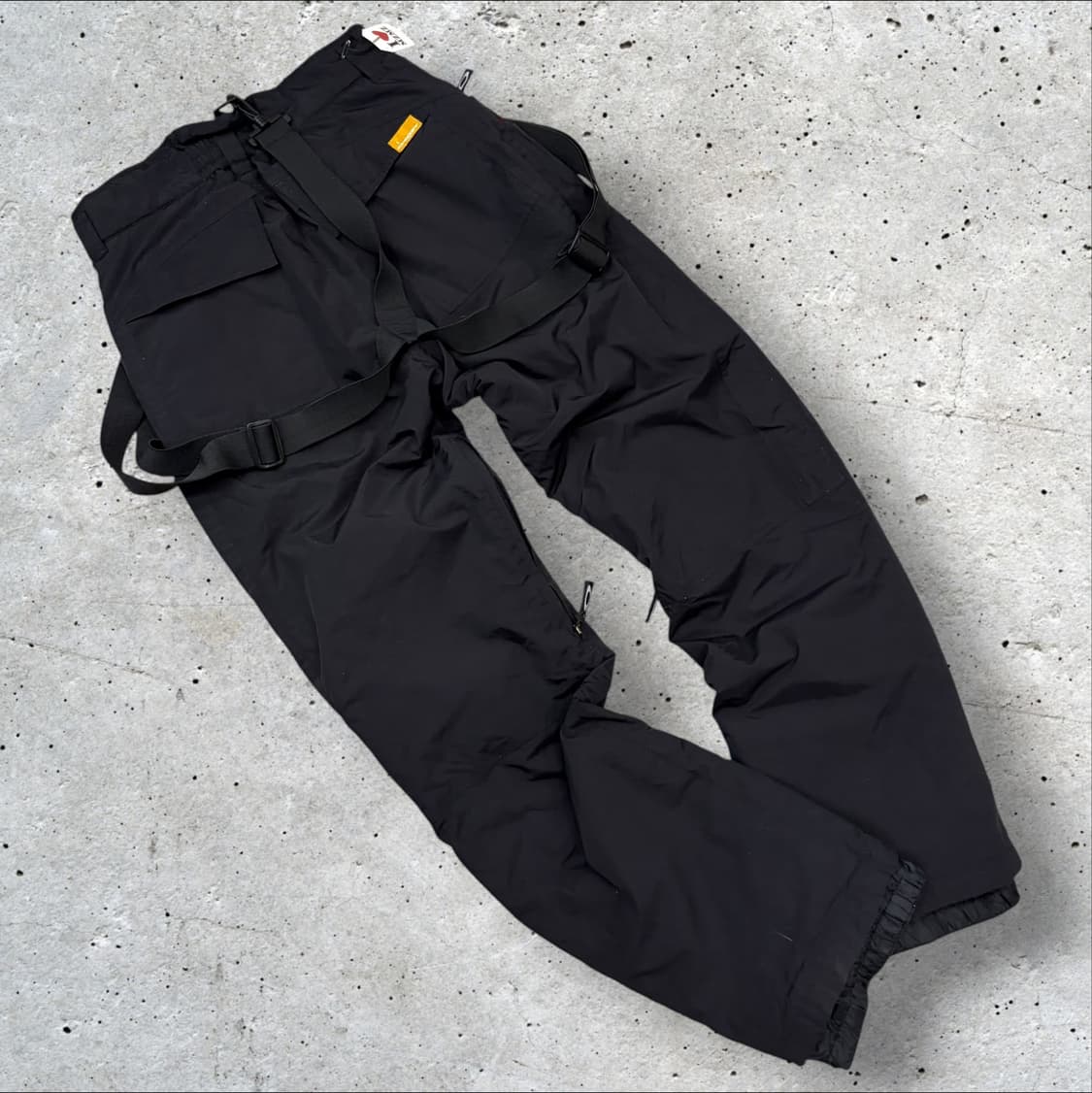 [M] 오클리 블랙 멜빵 스키 팬츠 바지 D628 상품이미지2