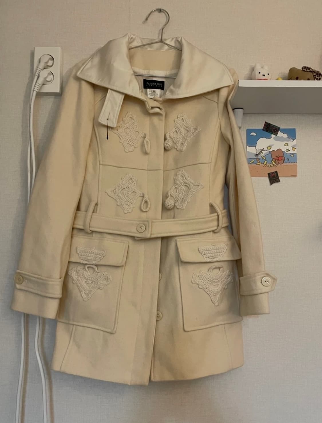 [새상품] PATRIZIA PEPE 하프코트 베이지 상품이미지1
