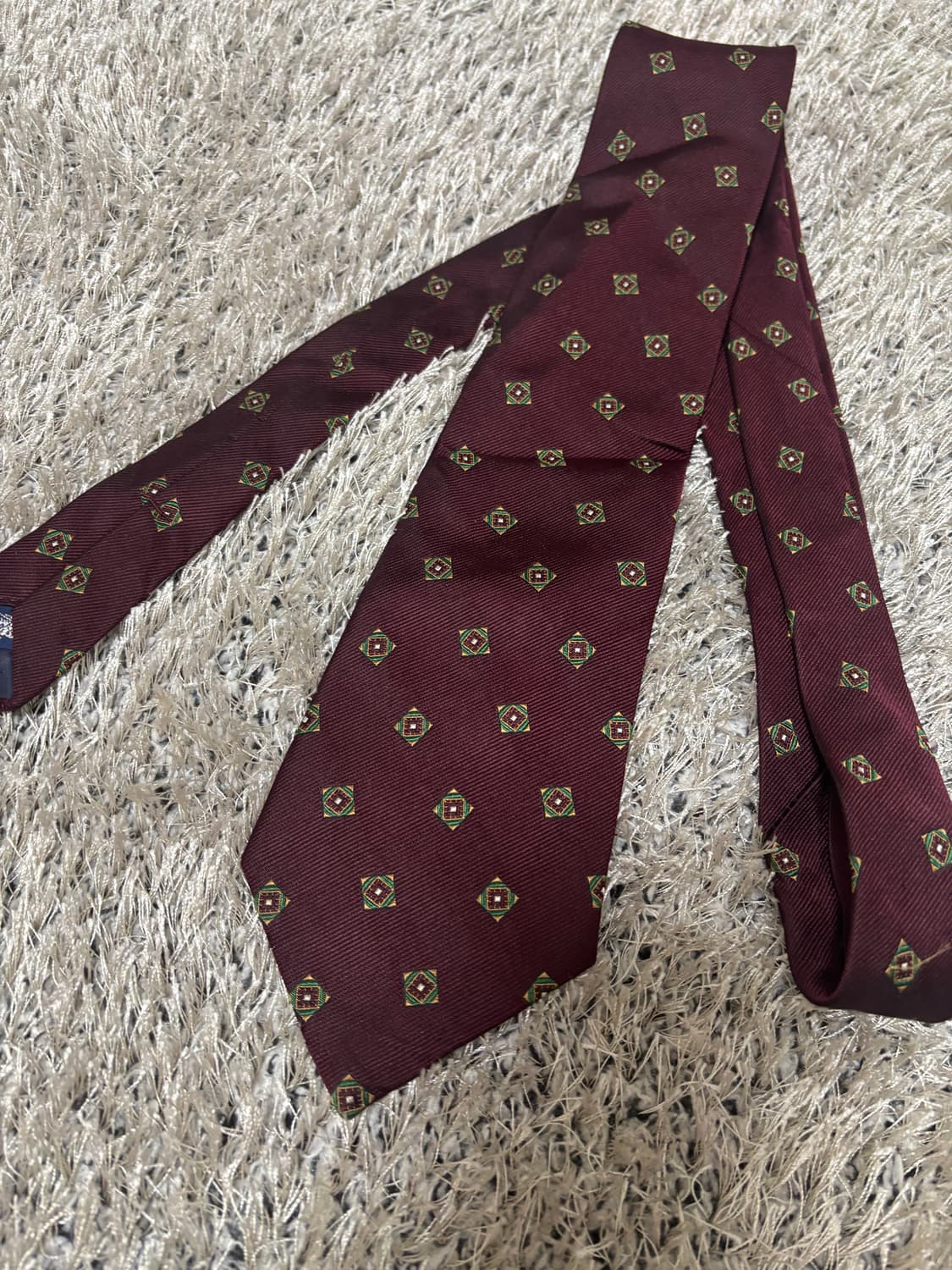 미국제 버버리 실크 100프로 넥타이 상품이미지2