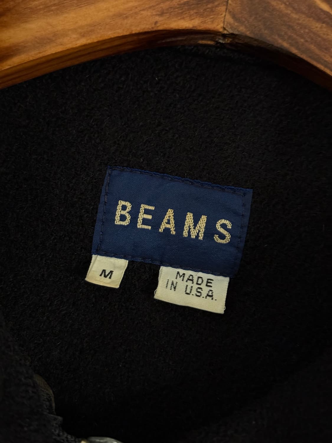 M) USA BEAMS Wool Zip-Up Jacket 상품이미지7