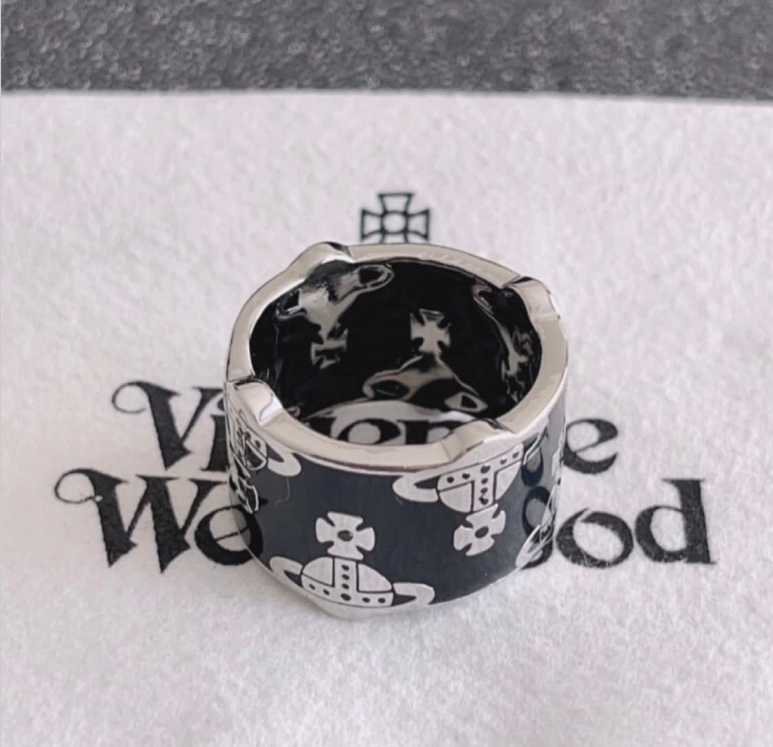 비비안웨스트우드 아카이브 orb 각인 포인트링 반지 상품이미지1