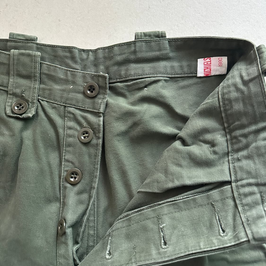 80s 벨기에군 오리지널 M64 필드 팬츠 상품이미지4