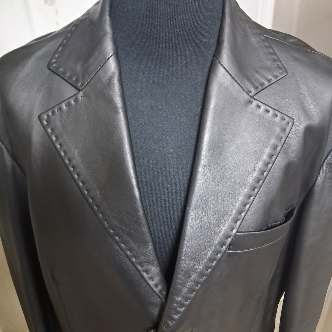 BFG 남성 양가죽 램스킨 자켓 100사이즈 딥브라운(상태최상) 상품이미지6