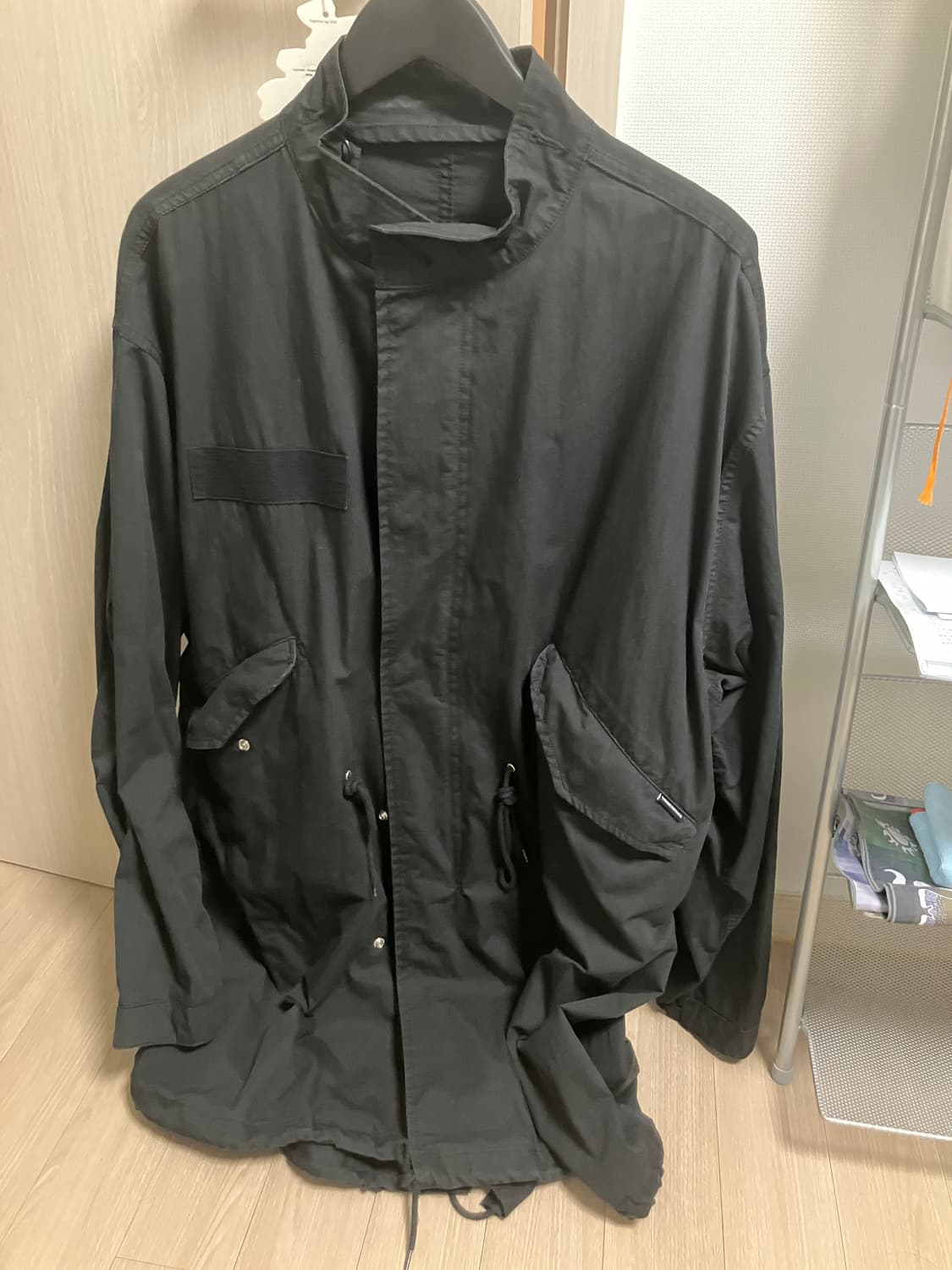 (L) 디스이즈네버댓 야상 개파카 피쉬테일 m51 블랙 상품이미지2