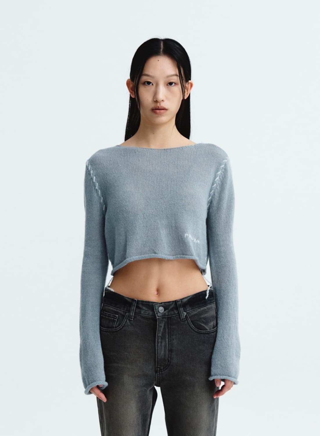 Matinkim 마뗑킴 스티치 니트 탑 상품이미지1