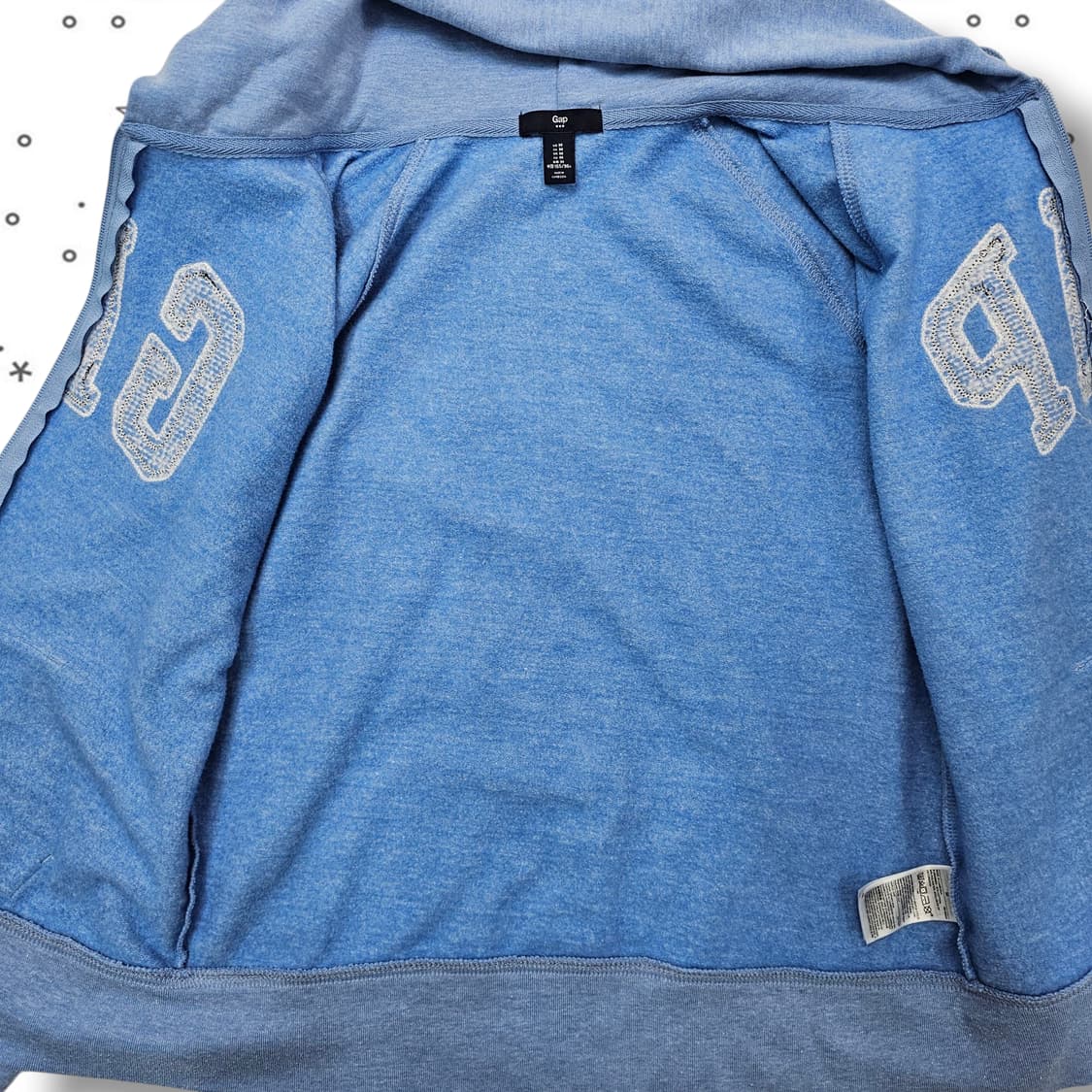 M GAP GIRLS 갭 페이즐리 후드집업 스카이블루 상품이미지9