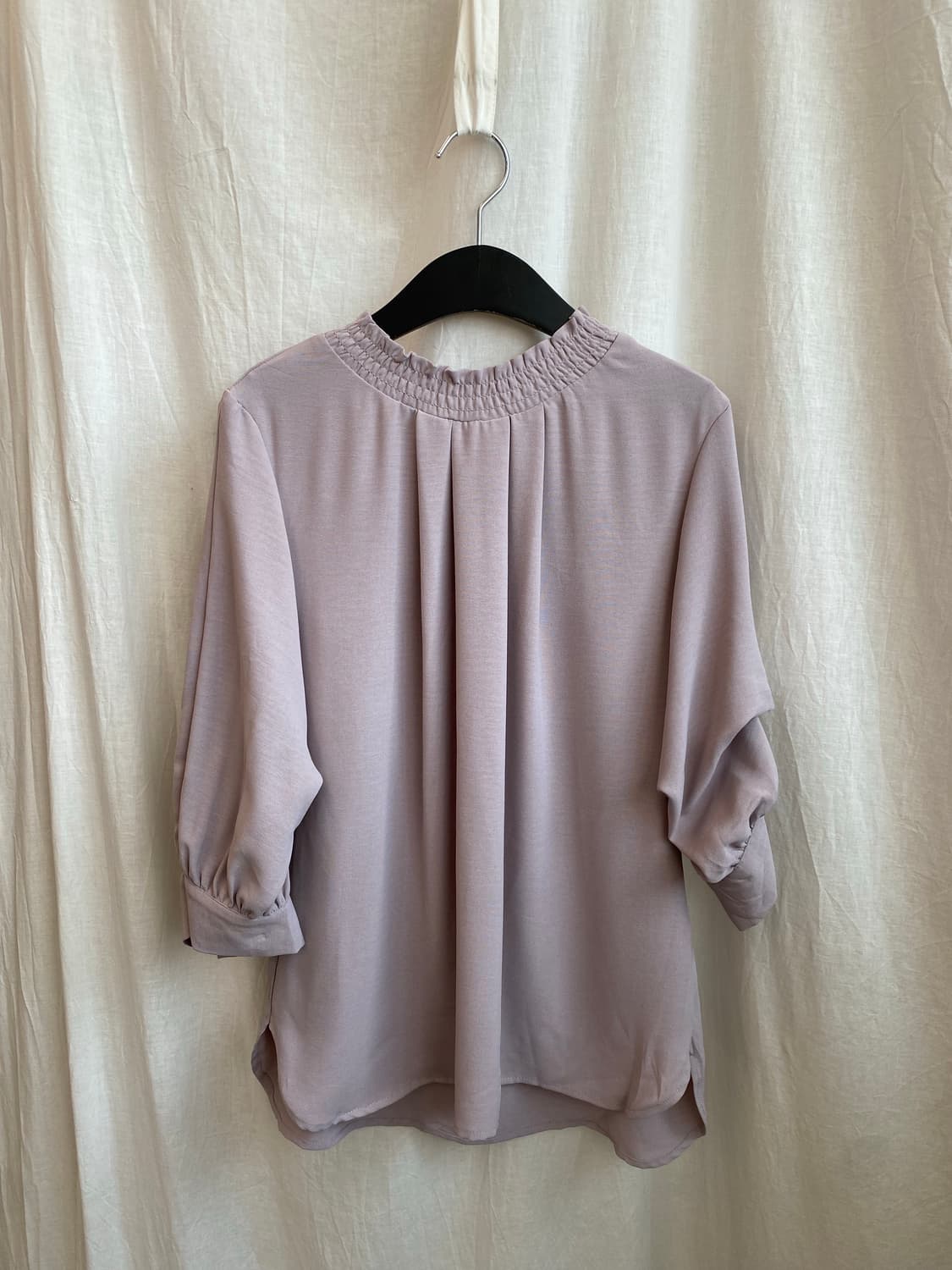 연보라 7부 블라우스(M) 상품이미지2