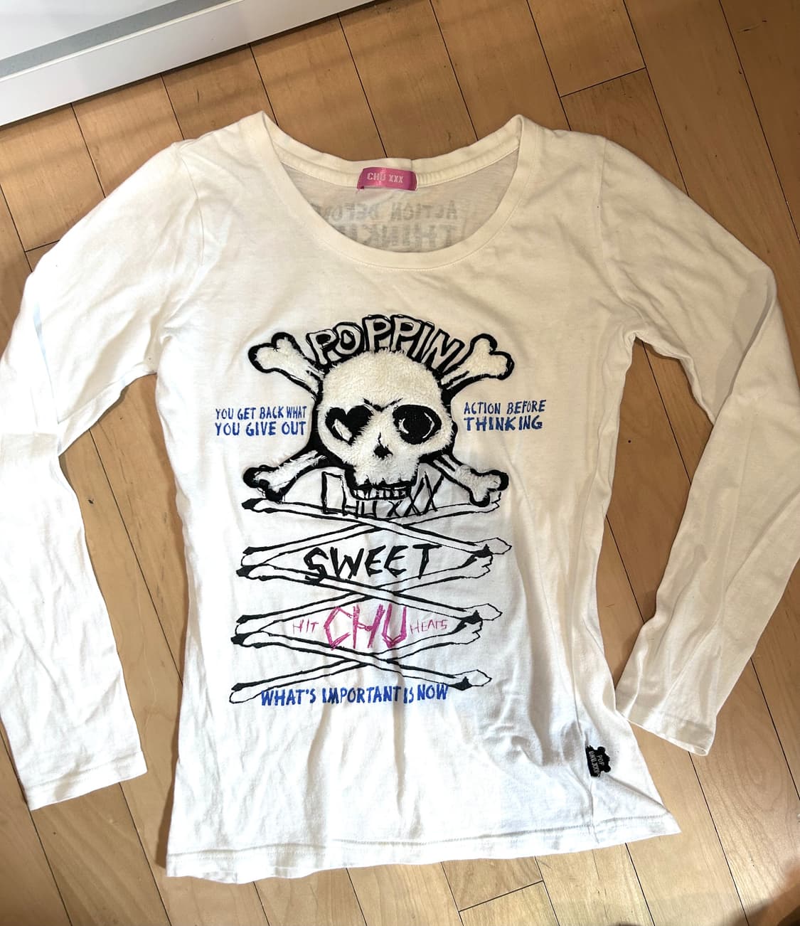 펑크 스컬 해골 롱슬리브 상품이미지2