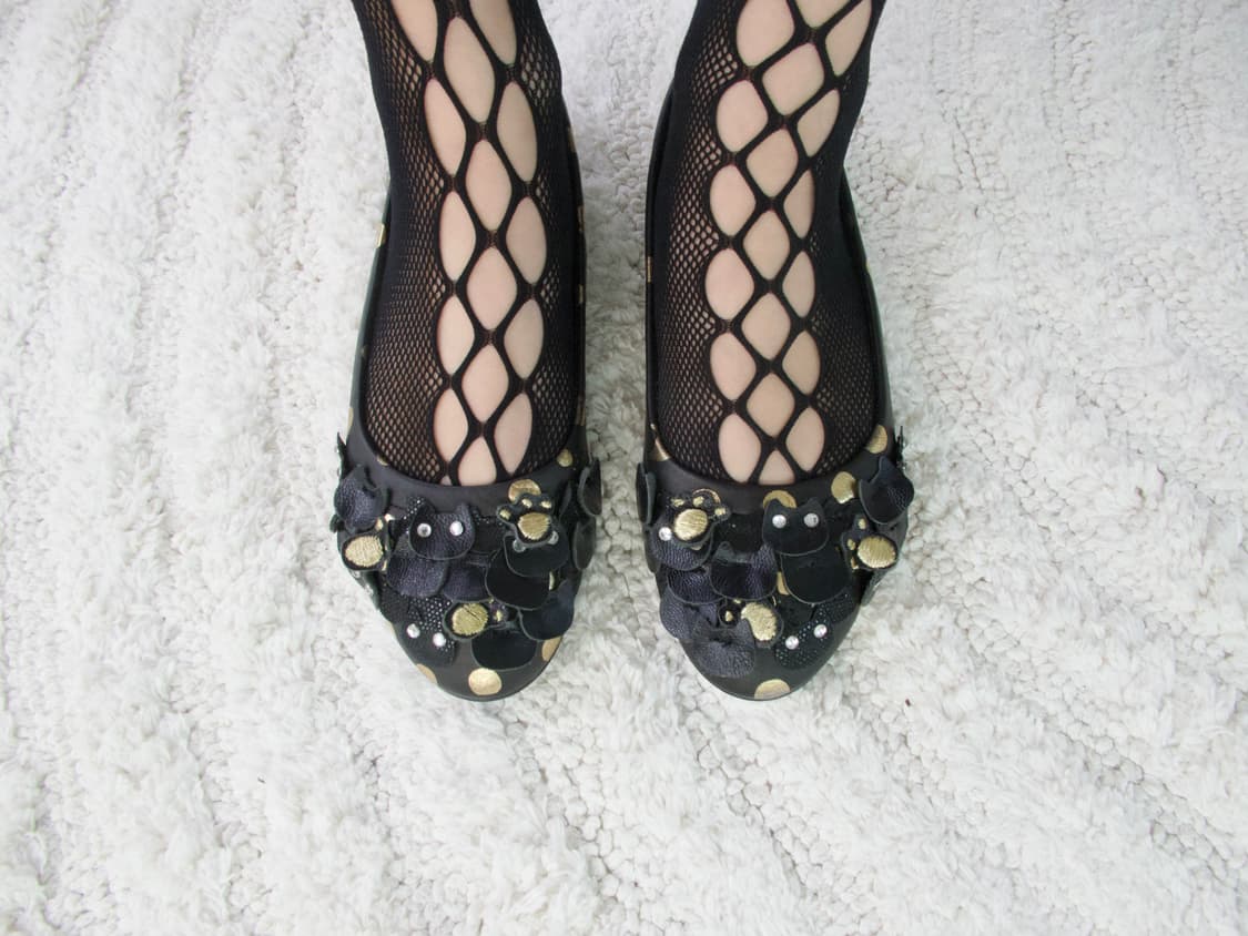 츠모리치사토 패치워크 플랫슈즈 상품이미지3