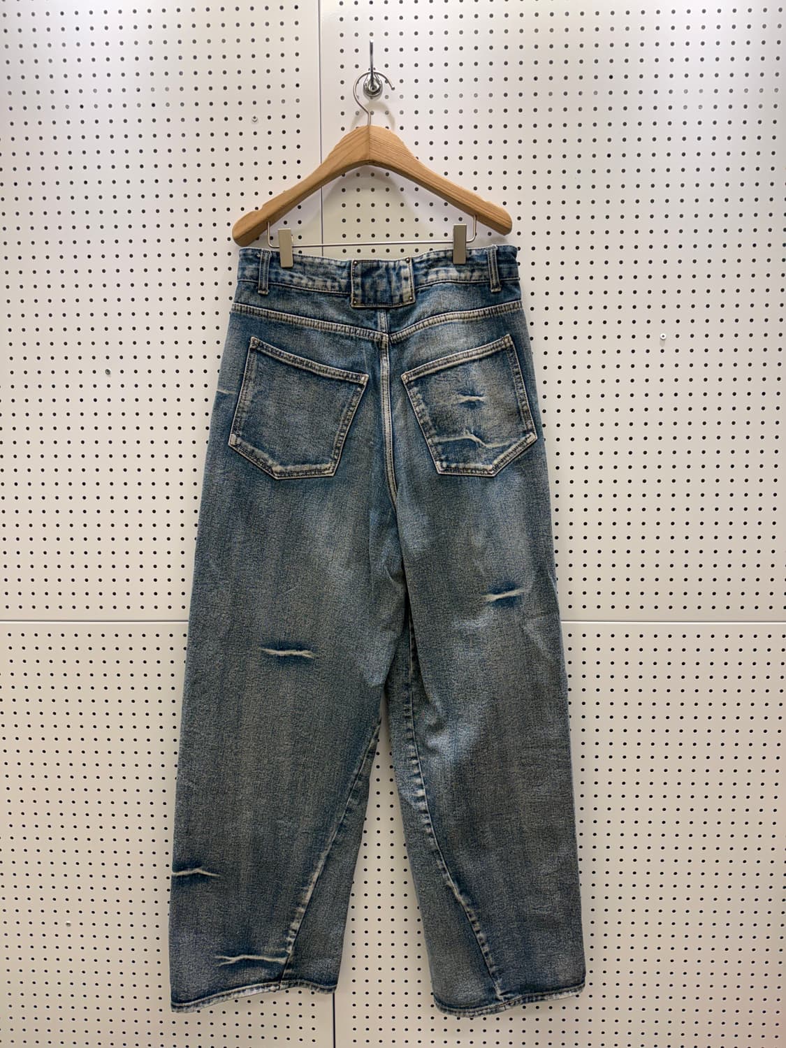 메종 미네드 워싱 커브드 데님 팬츠 U558 상품이미지4