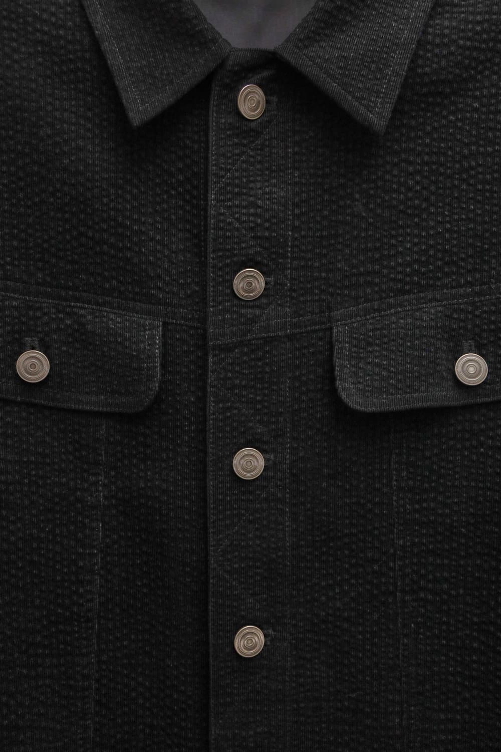 [s] 25fw 유스 코듀로이 텍스쳐드 자켓 블랙 상품이미지1