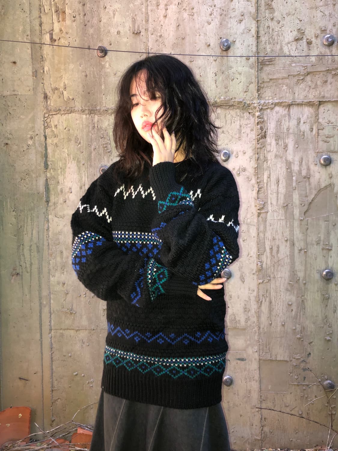 Kozy knit (wool 100%) 상품이미지3