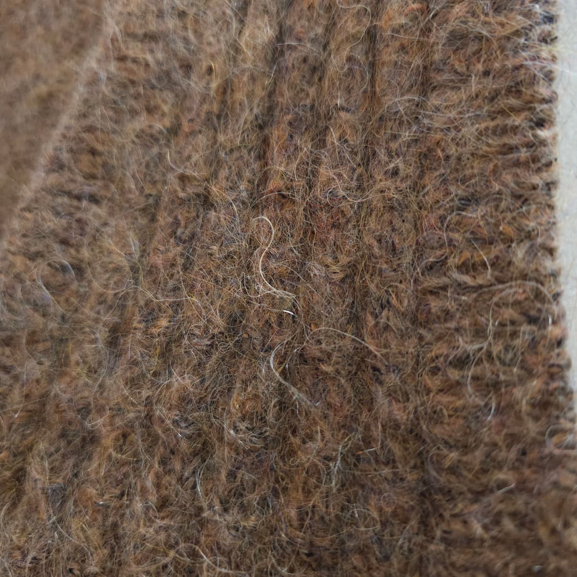 울 브라운 컬러믹스 레이어드 조끼 베스트 상품이미지5