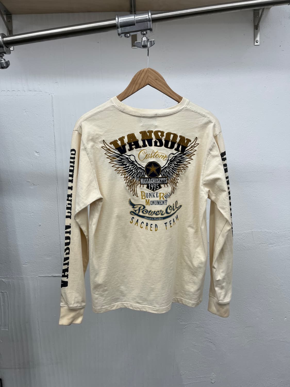 M) VANSON EMBROIDERED LONGSLEEVE 상품이미지4