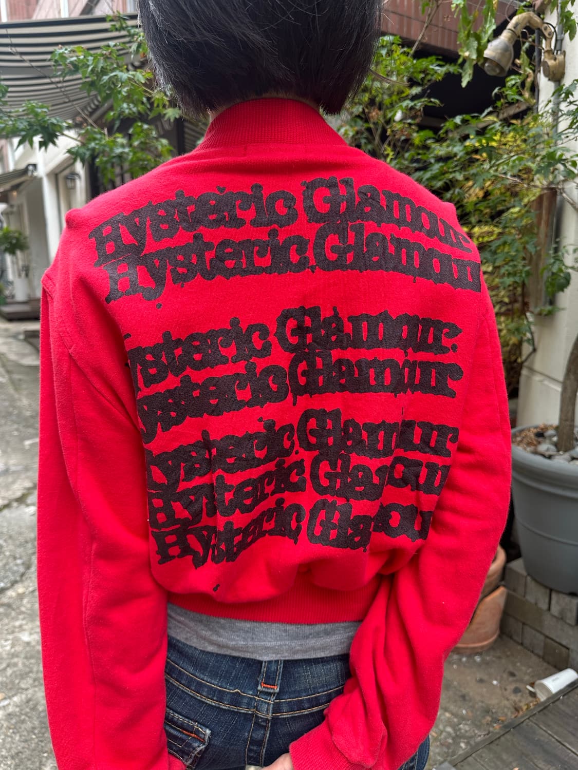 Hysteric Glamour back print sweat zip-up 상품이미지3