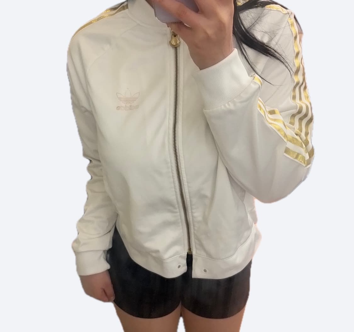 ⭐️아디다스 화이트 골드 슈퍼스타 져지⭐️ 상품이미지1