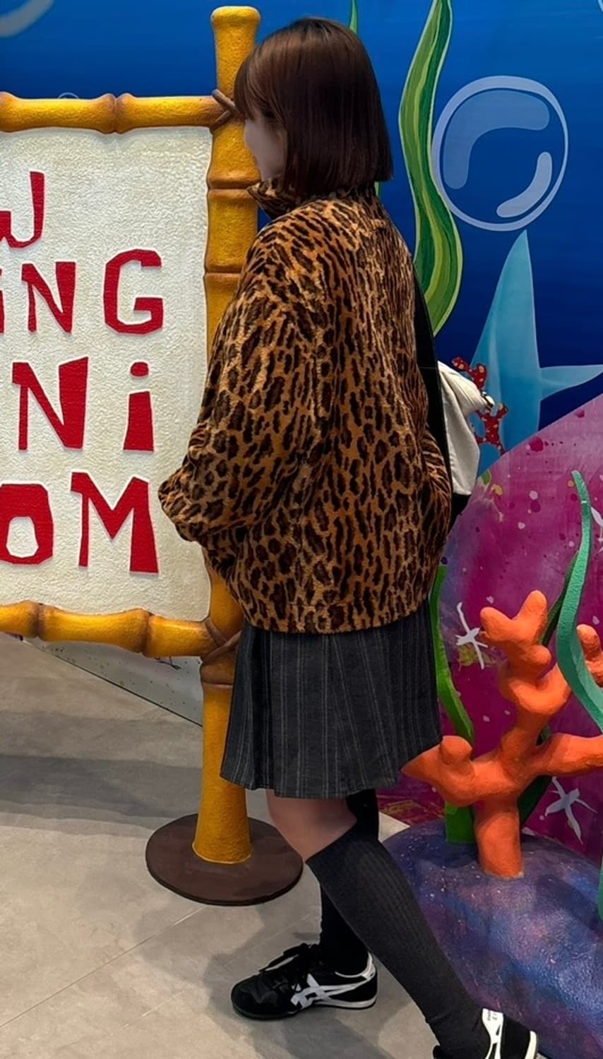 호피 레오파드 퍼 자켓 상품이미지3