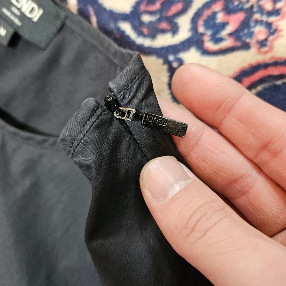 팬디(FENDI) 나일론 반팔 루즈핏 포켓 셔츠 M size 상품이미지5