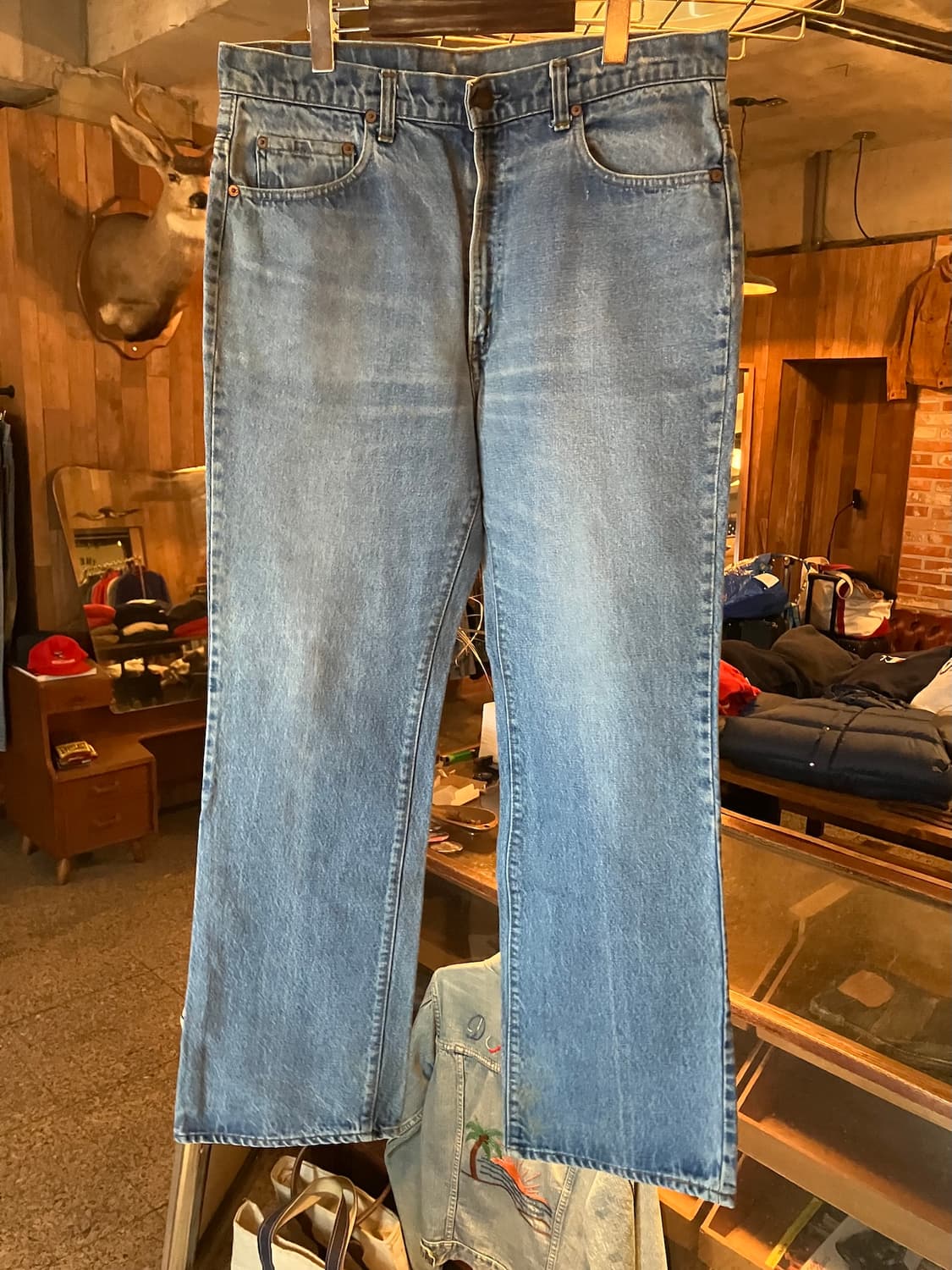 80s USA 빈티지 리바이스 517 부츠컷 데님 팬츠 상품이미지2