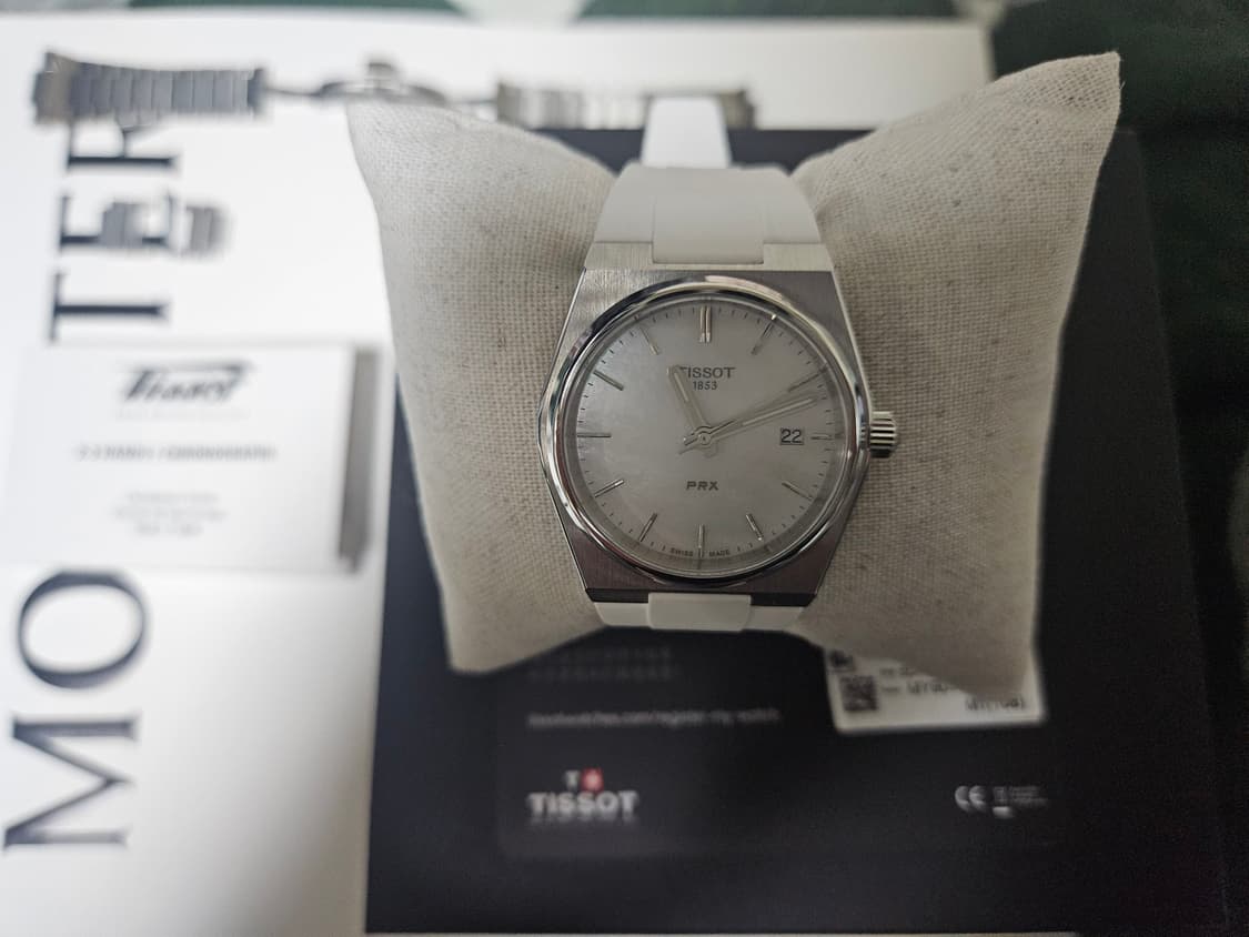 티쏘 PRX 35mm mop 자개판 화이트 상품이미지2