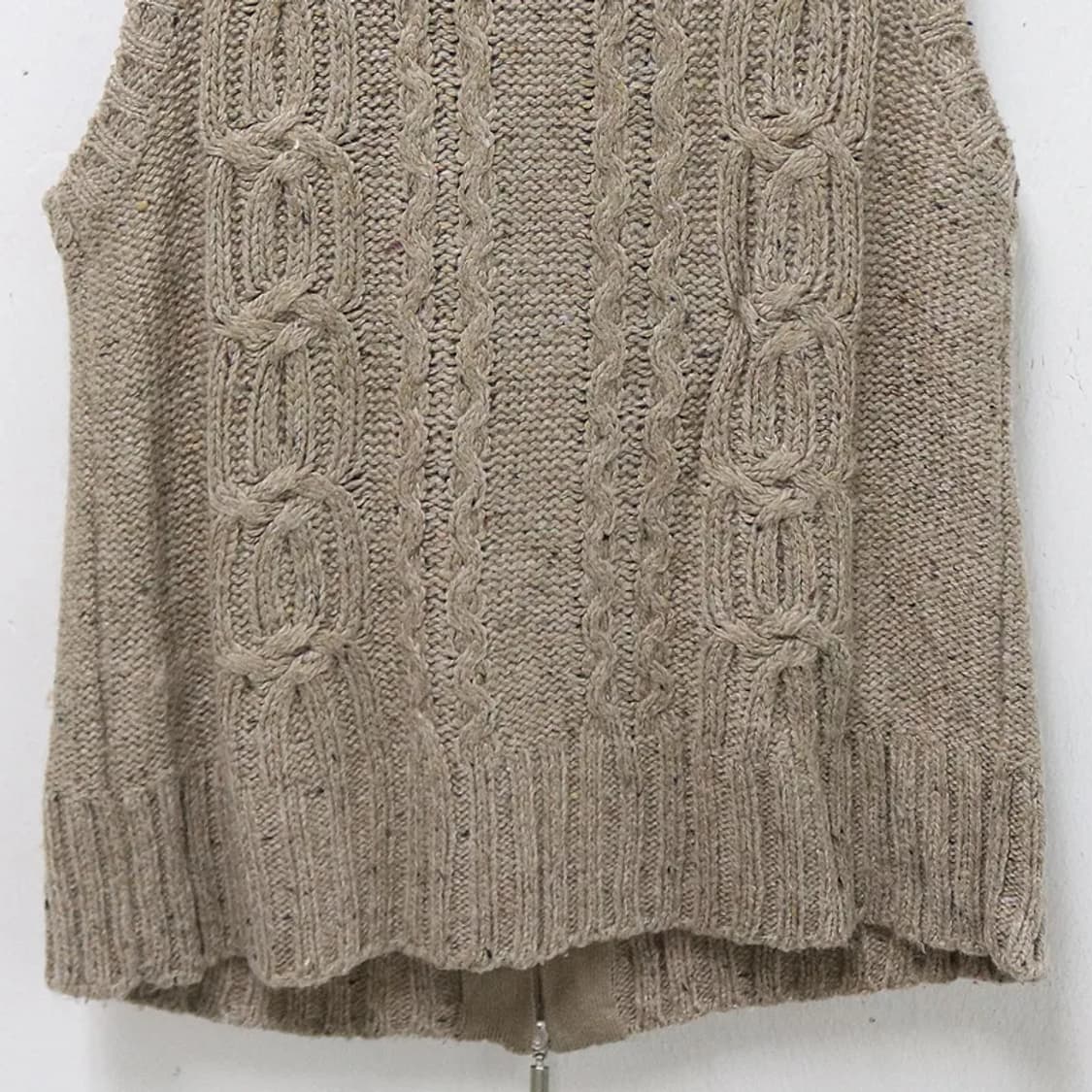 PAS A PAS 꽈배기 니트 베스트 집업 63282 상품이미지8