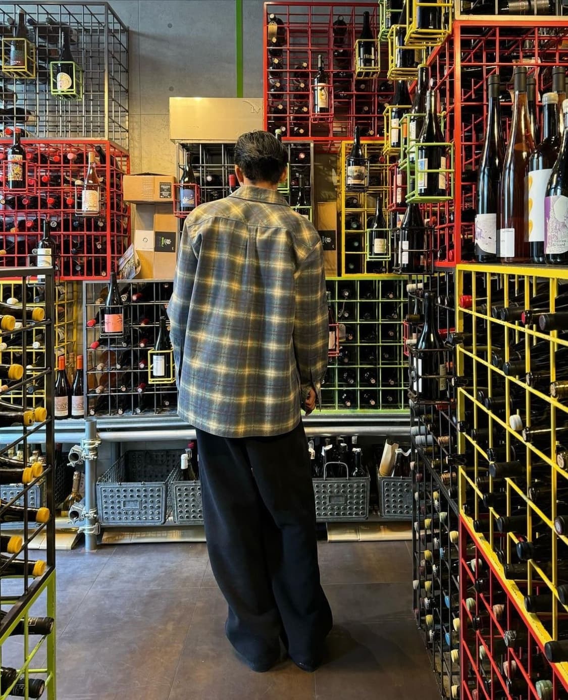 BOTTEGA VENETA Checked Leather Shirt 상품이미지1