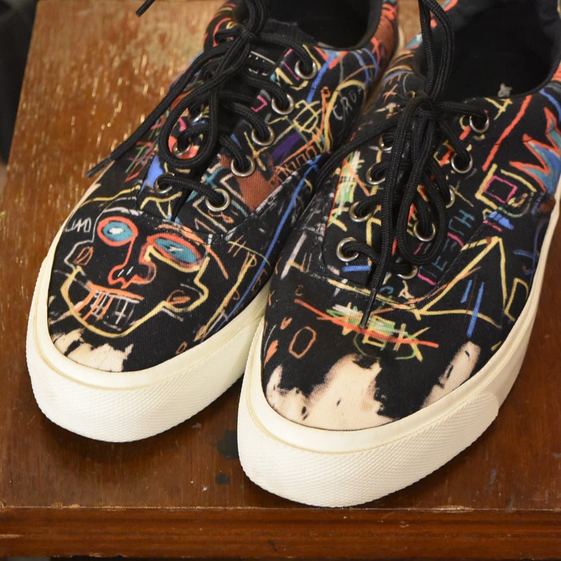Basquiat x converse Sneakers Black 275 상품이미지2