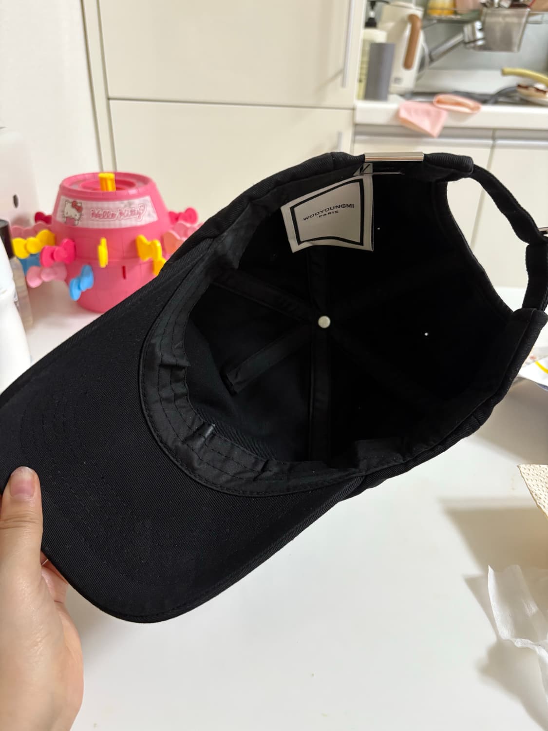 우영미 볼캡 모자 블랙 상품이미지2