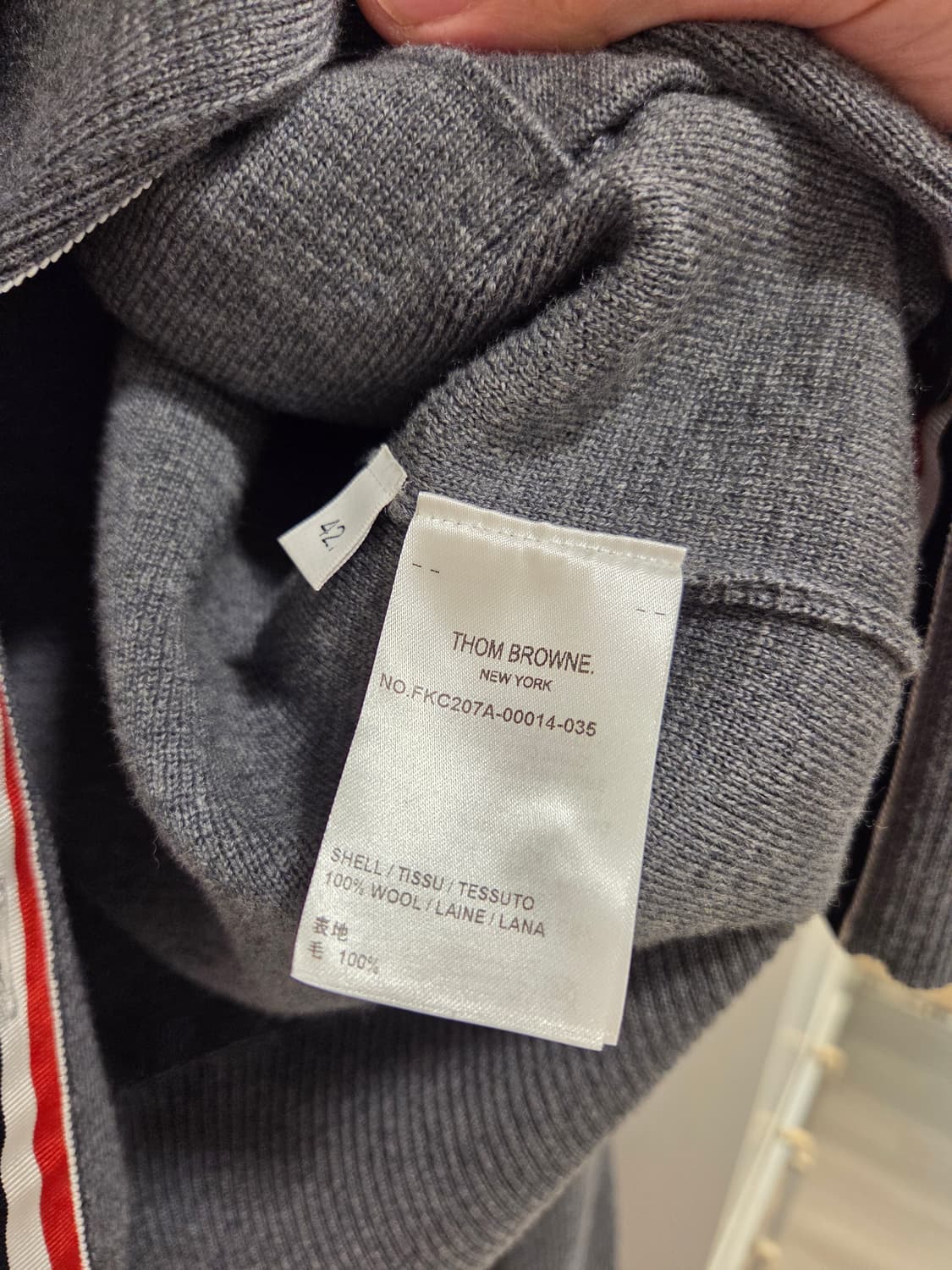 [여성42]톰브라운 밀라노스티치 메리노울 가디건 상품이미지6