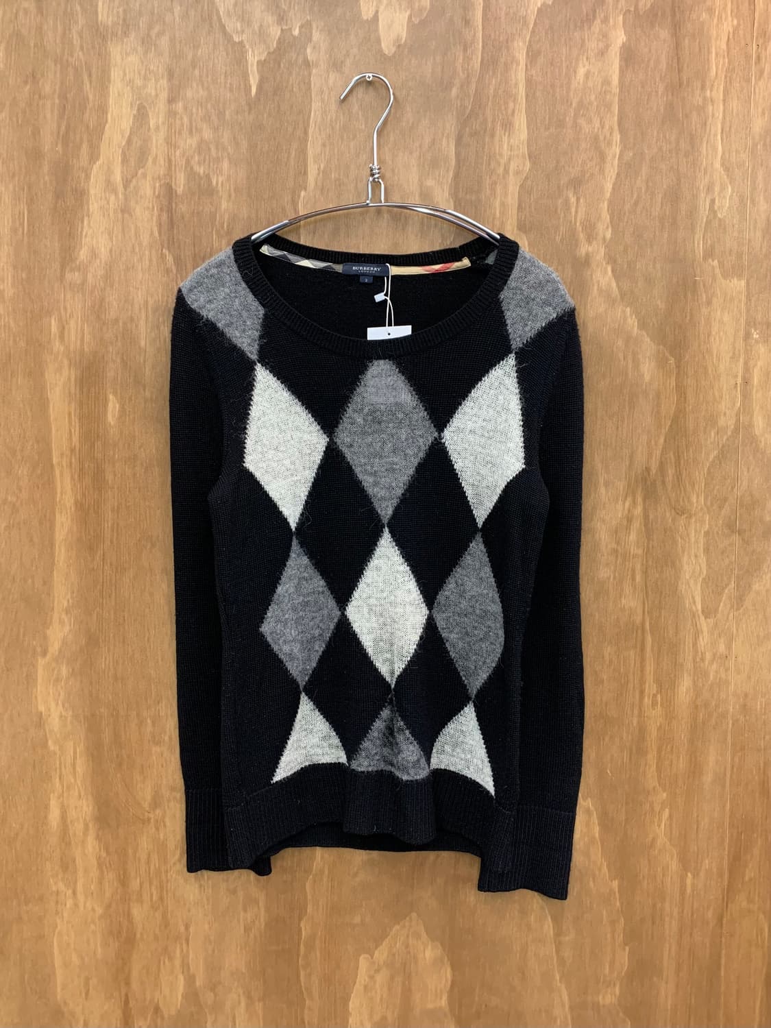 Burberry 버버리 아가일 니트 상품이미지1