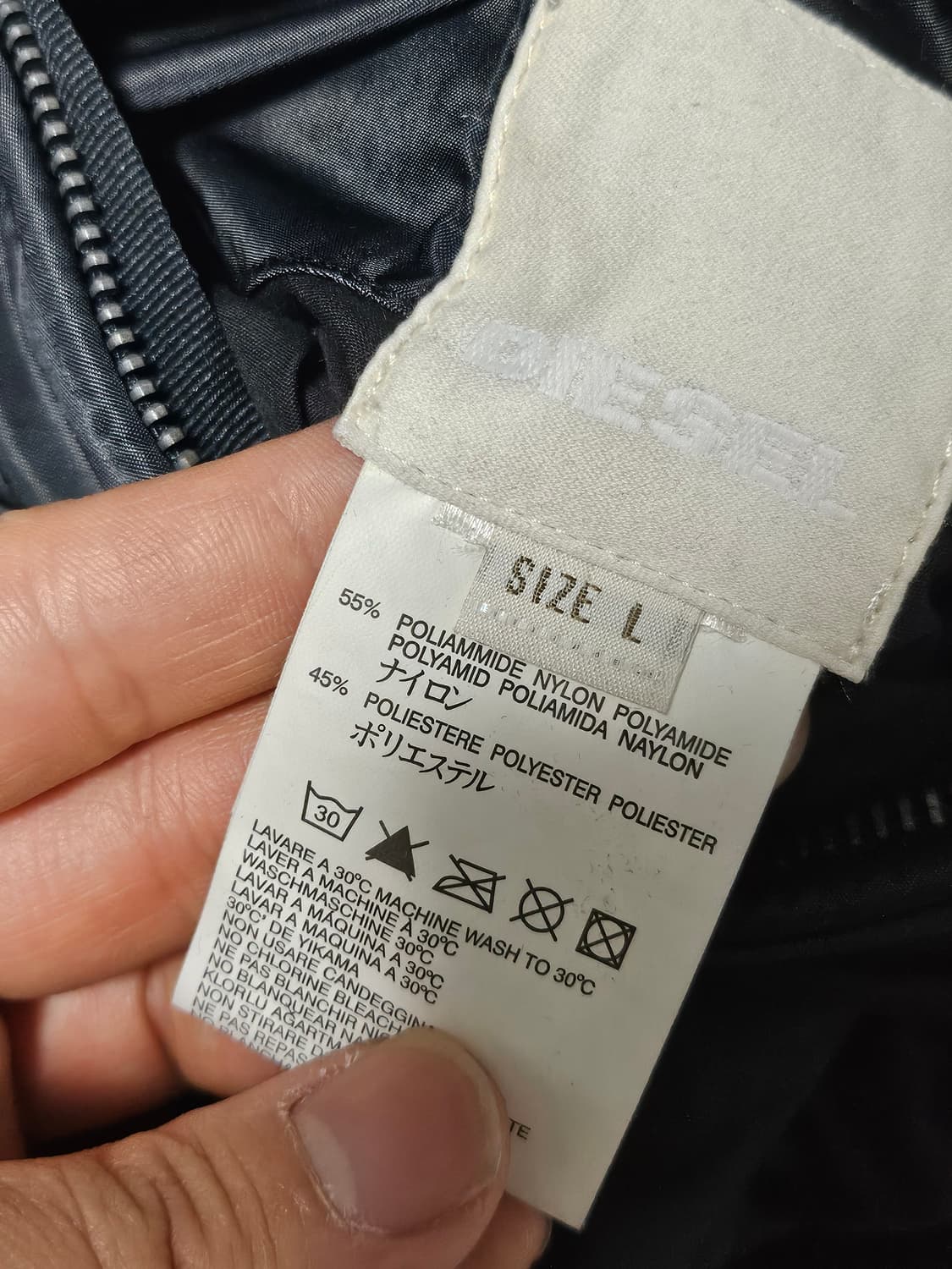 디젤 리버시블 자수 바시티 자켓 스카잔 상품이미지8