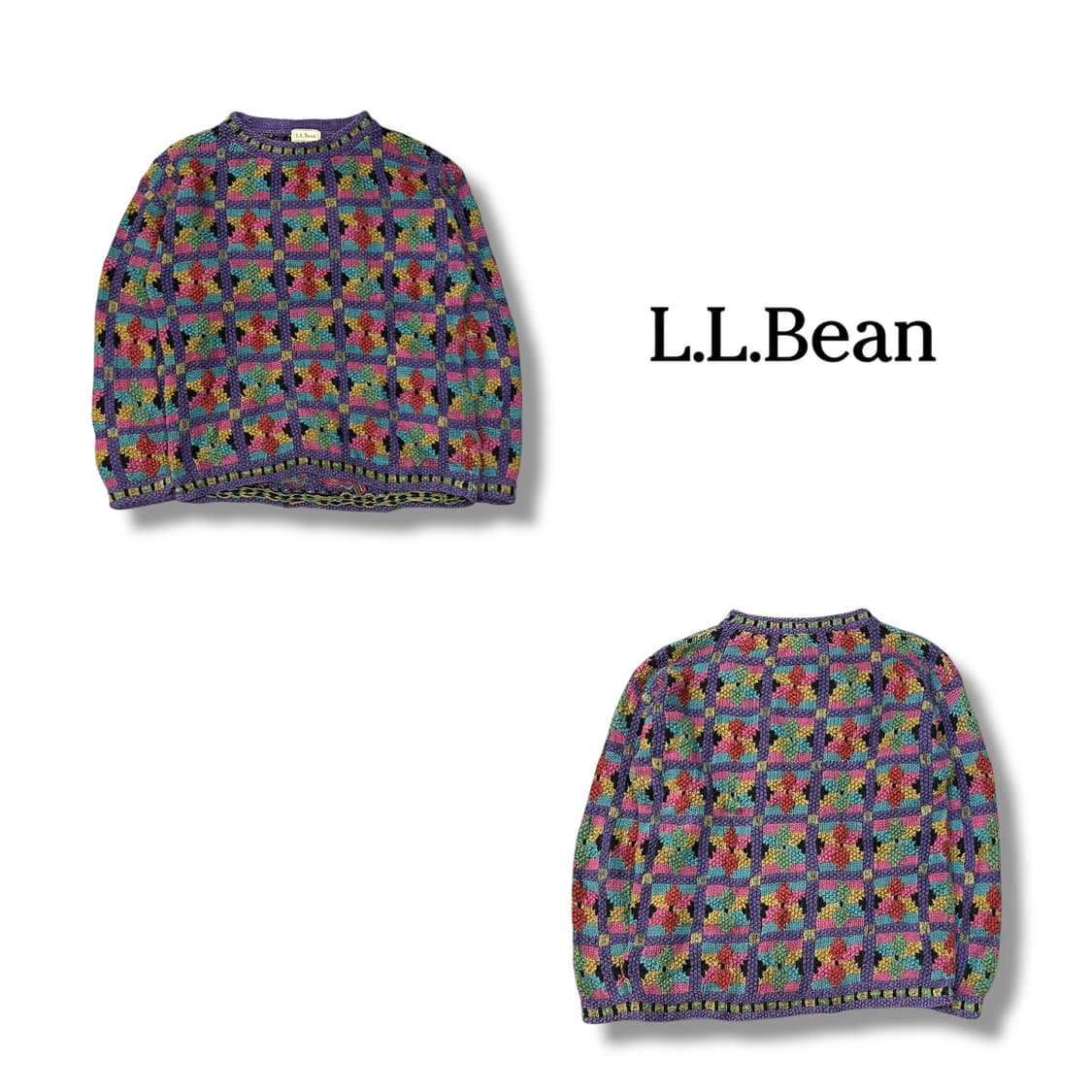  엘엘빈 패턴 니트 y13898 상품이미지1