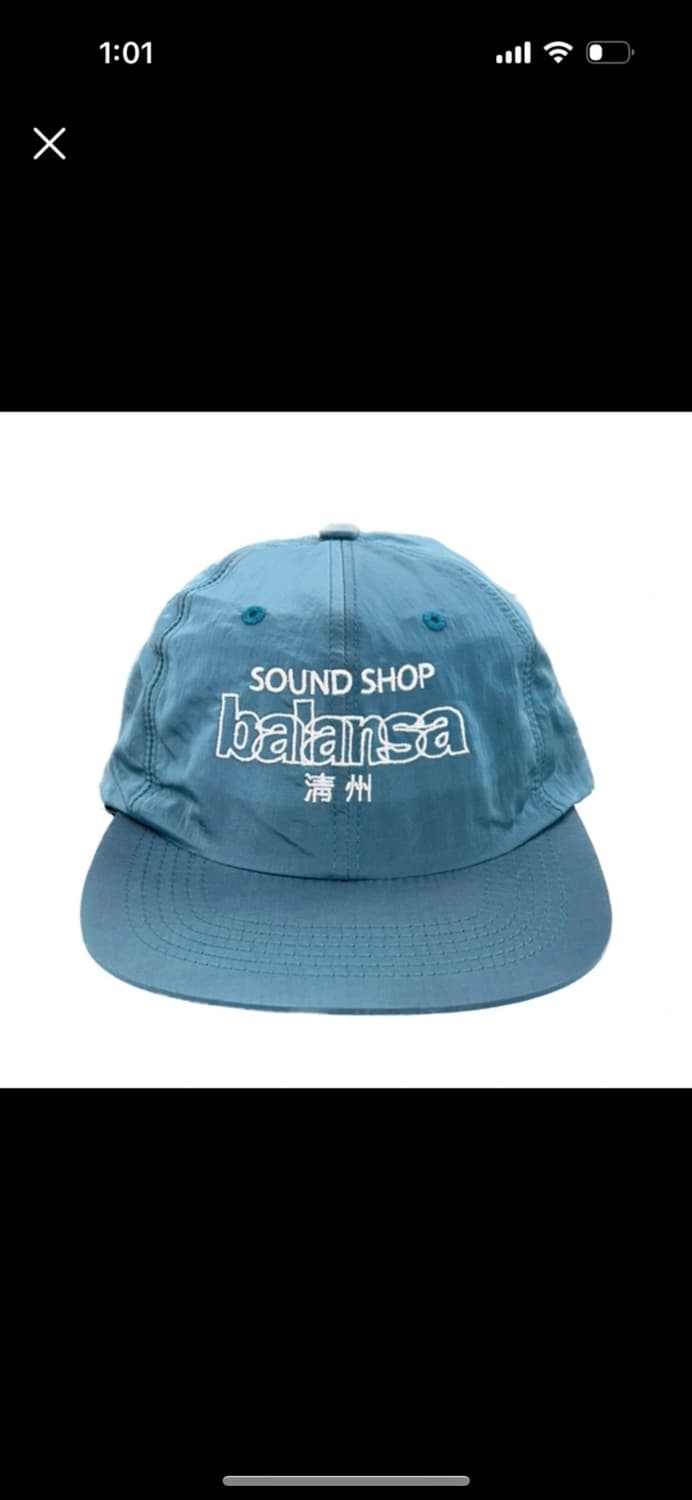 사운드샵발란사 X 청주 SSB LOGO NYLON CAP BLUE 상품이미지1